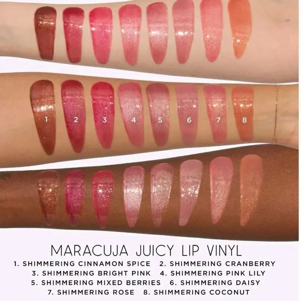 🌻 Tarte Shimmering Cinnamon Spice Maracuja Juicy Lip Vinyl New Full Size
